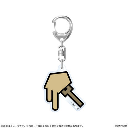 Monster Hunter Wilds Item icon Acrylic Keychain CAPCOM