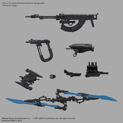 30MM 02 Armored Core VI Fires Of Rubicon Schneider Nachtreiher/40E Steel Haze