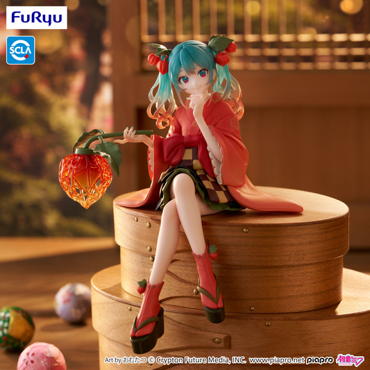 Hatsune Miku Noodle Stopper Figure Flower Fairy Winter Cherry FuRyu