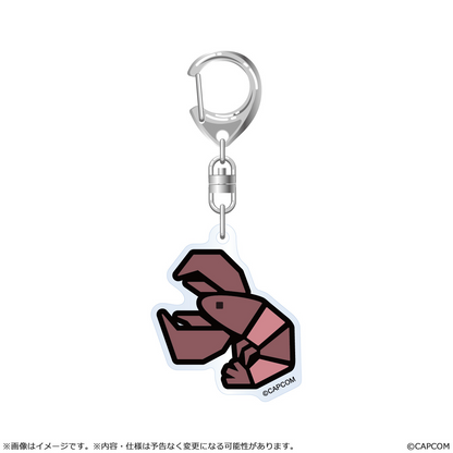Monster Hunter Wilds Item icon Acrylic Keychain CAPCOM