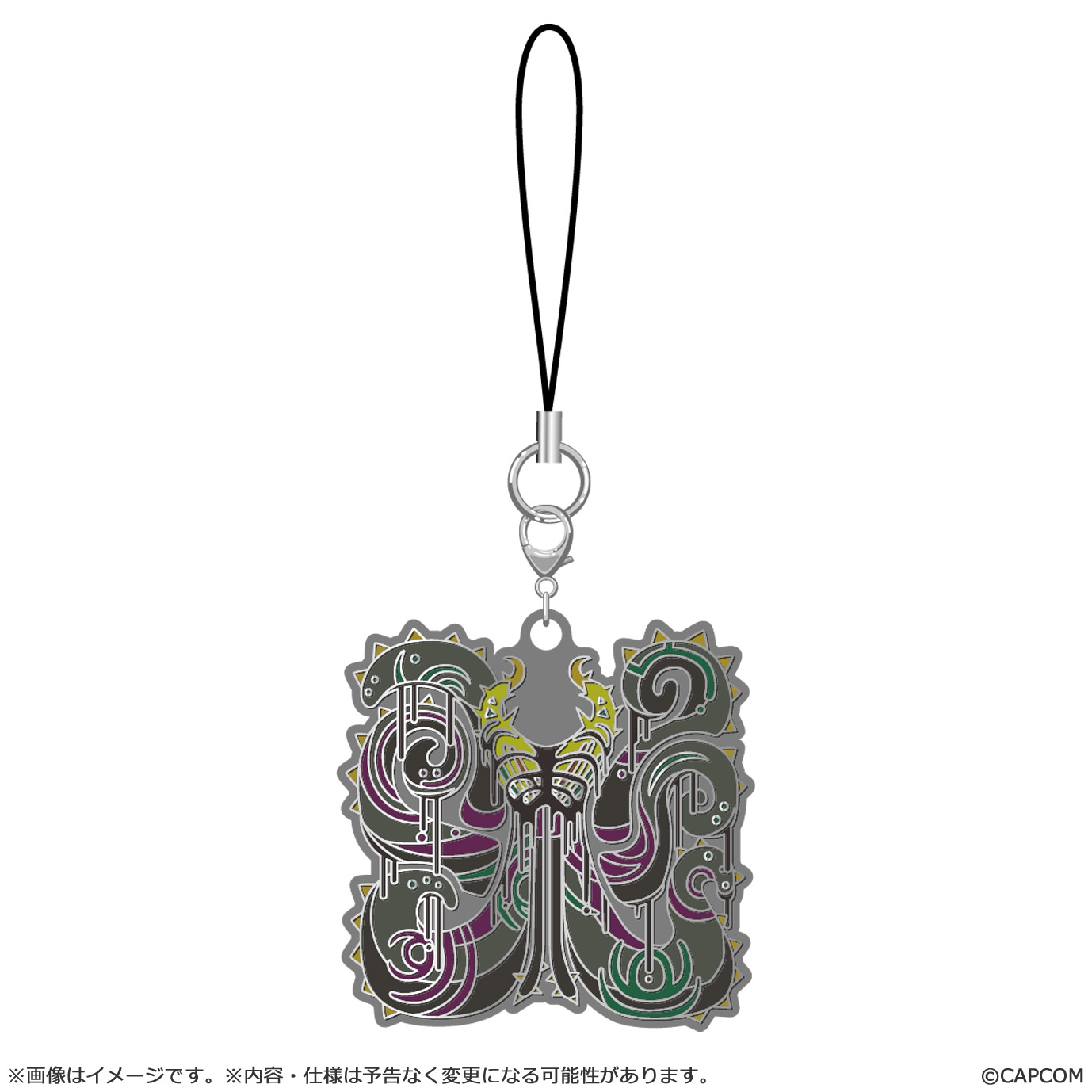 Monster Hunter Wilds Monster icon Metal Keychain CAPCOM