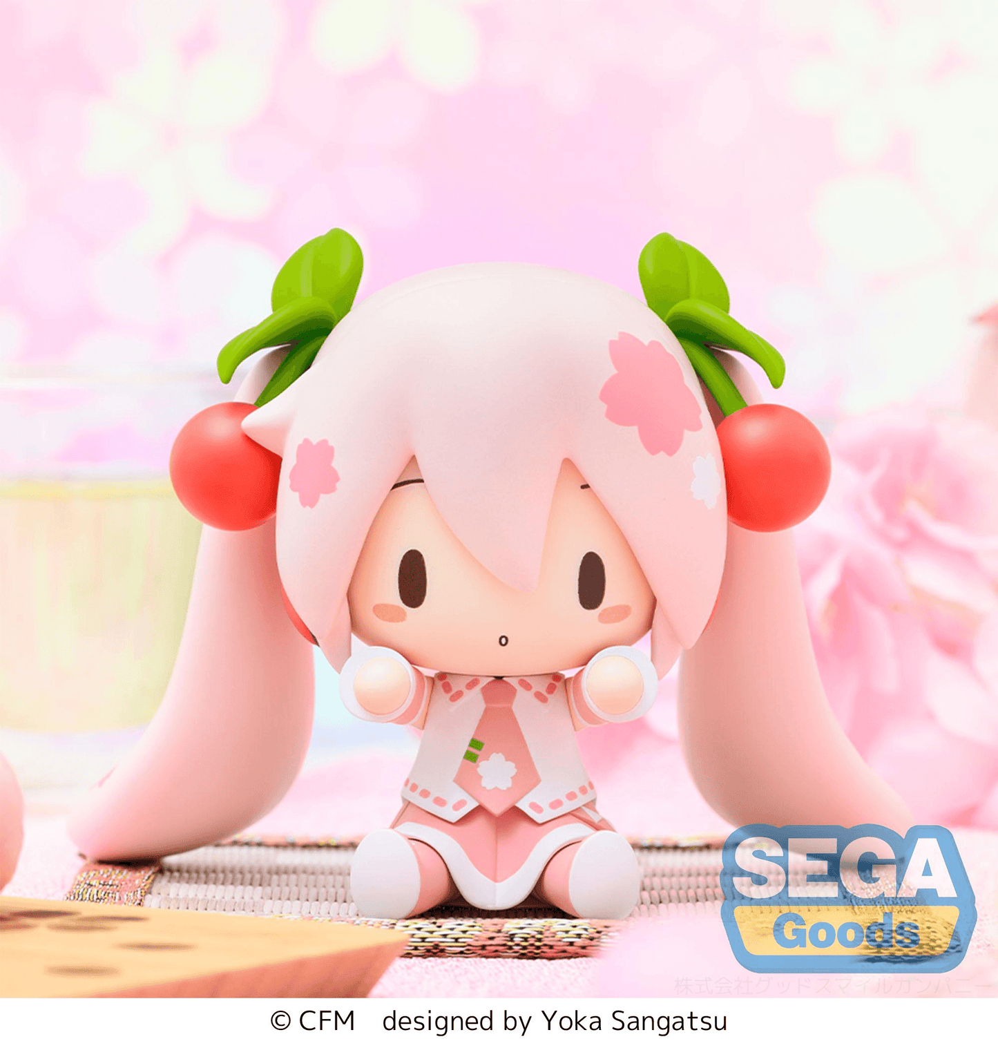 Hatsune Miku Series Chibi Figure Sakura Miku fuwa petit SEGA