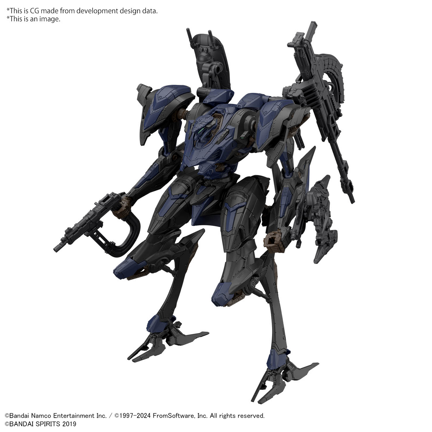 30MM 02 Armored Core VI Fires Of Rubicon Schneider Nachtreiher/40E Steel Haze