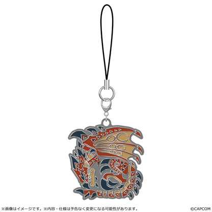 Monster Hunter Wilds Monster icon Metal Keychain CAPCOM