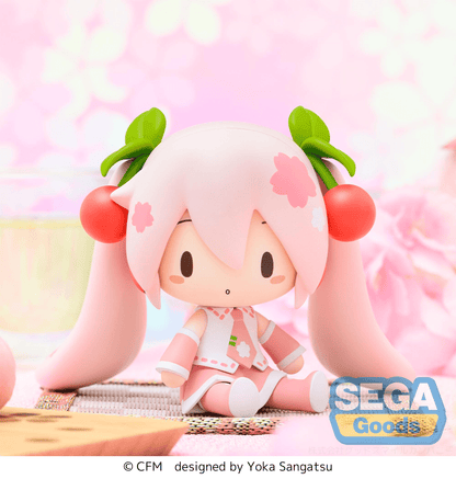 Hatsune Miku Series Chibi Figure Sakura Miku fuwa petit SEGA