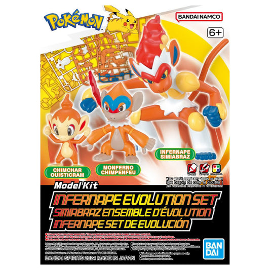 Pokémon Plamo Plastic Model Collection 07 Infernape Evolution