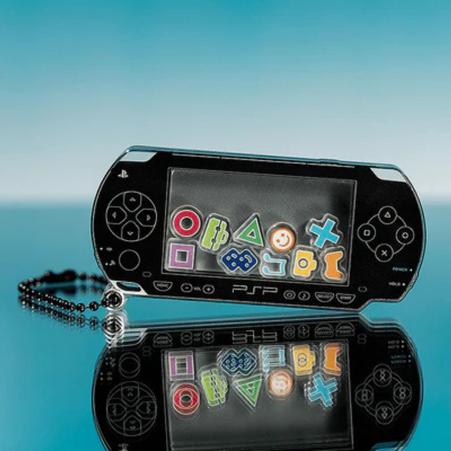 PSP™ (PlayStation™Portable) Rattle Acrylic Keychain: Black Ver.GOOD SMILE COMPANY