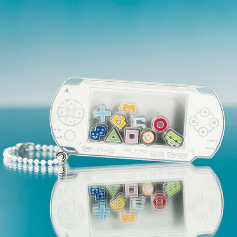 PSP™ (PlayStation™Portable) Rattle Acrylic Keychain: White Ver.GOOD SMILE COMPANY