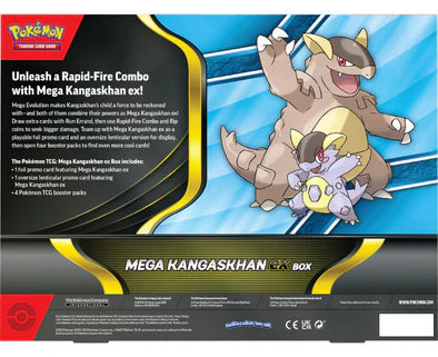 Pokémon TCG: Mega Kangaskhan ex Box 4 packs