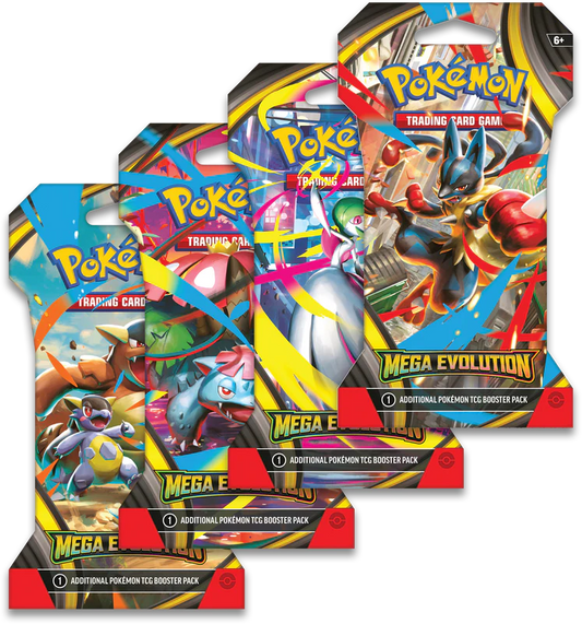 Pokémon TCG: Mega Evolution Sleeved Booster pack (10 Cards)