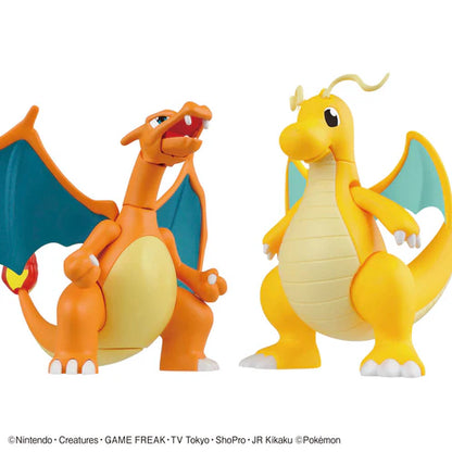 Pokémon Plamo Plastic Model Collection 43 Charizard & Dragonite