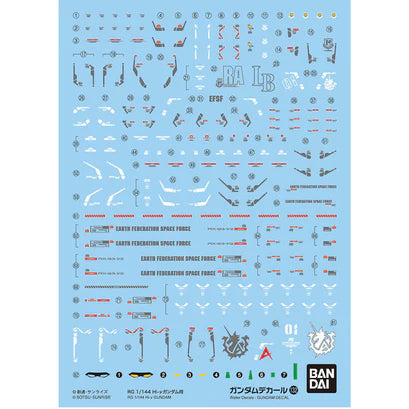 Gundam Decal Bandai GD 132 RG-36 RX-93-ν2 Hi-ν Gundam