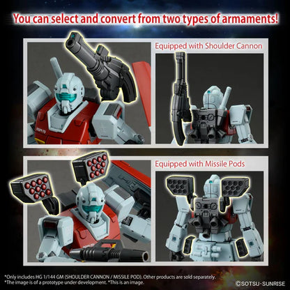 HGGTO The Origin 027  RGM-79 GM (Shoulder Cannon/Missile Pod)