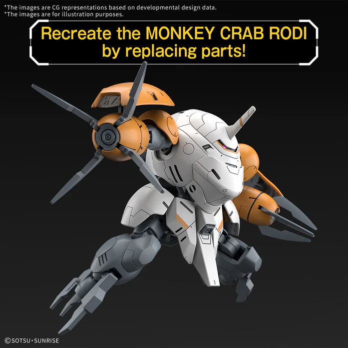 HGIBO 46 UGY-R266C 598's Monkey Rodi/UGY-R267MM Monkey Crab Rodi
