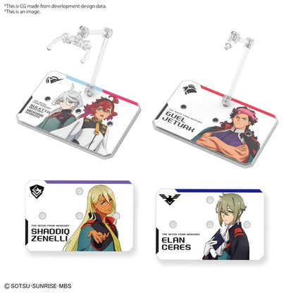 AB6 Action Base 6 [Clear Color] Mobile Suit Gundam The Witch From Mercury Stickers Set