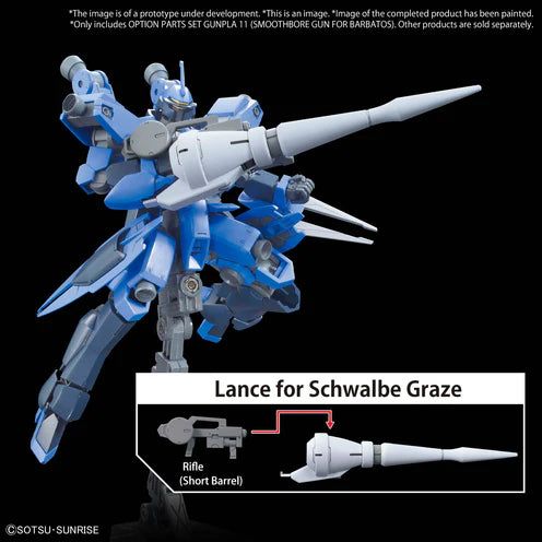 Option Parts Set Gunpla 11 (Smoothbore Gun for Barbatos)