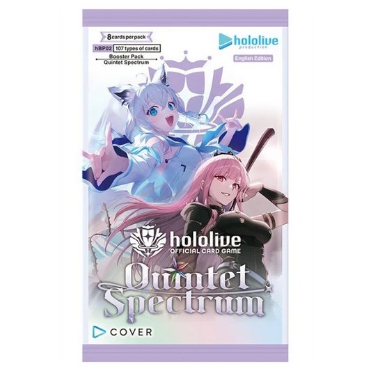 Hololive CG Card Game Quintet Spectrum Booster Pack COVER