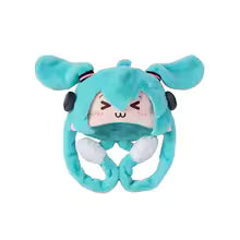 Hatsune Miku Moeyu Hat Cap Plush Ears Move LDCX