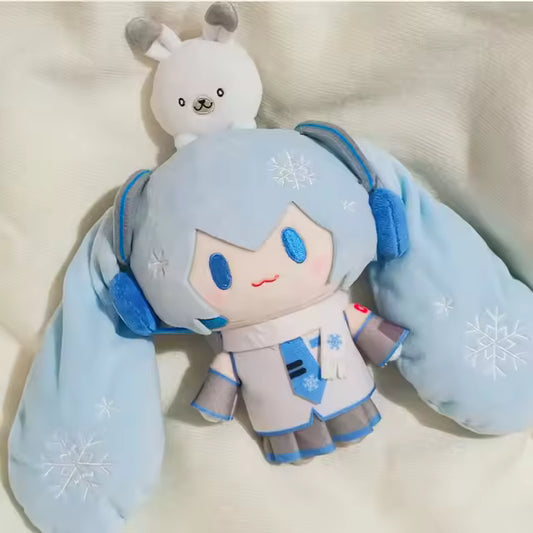 Hatsune Miku Snow Series Plush Doll Kawaii Q Version LDCX