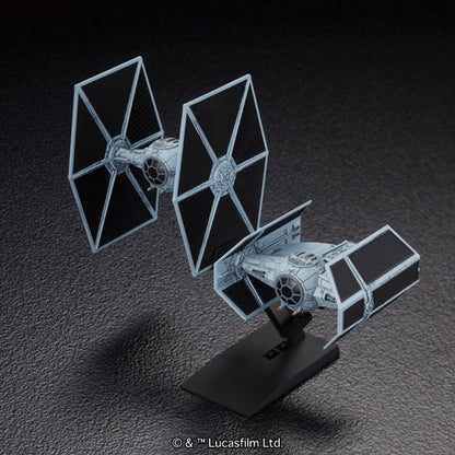 STAR WARS Vehicle Model 007 Tie Advanced x1 & Fighter Set