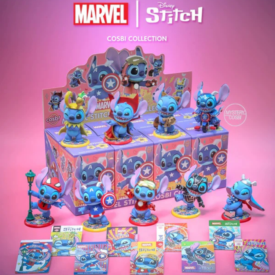 Marvel X Stitch Series Cosbi Bobble-Head Collection CBX300 Hot Toys Disney