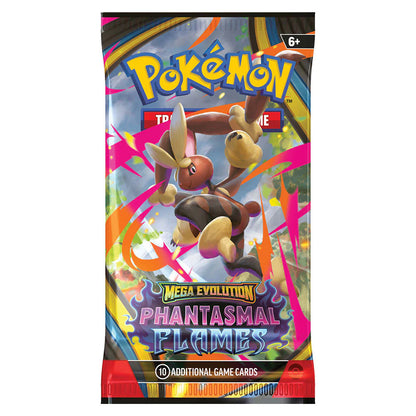 Pokémon TCG: Mega Evolution Phantasmal Flames Booster Pack (10 Cards)