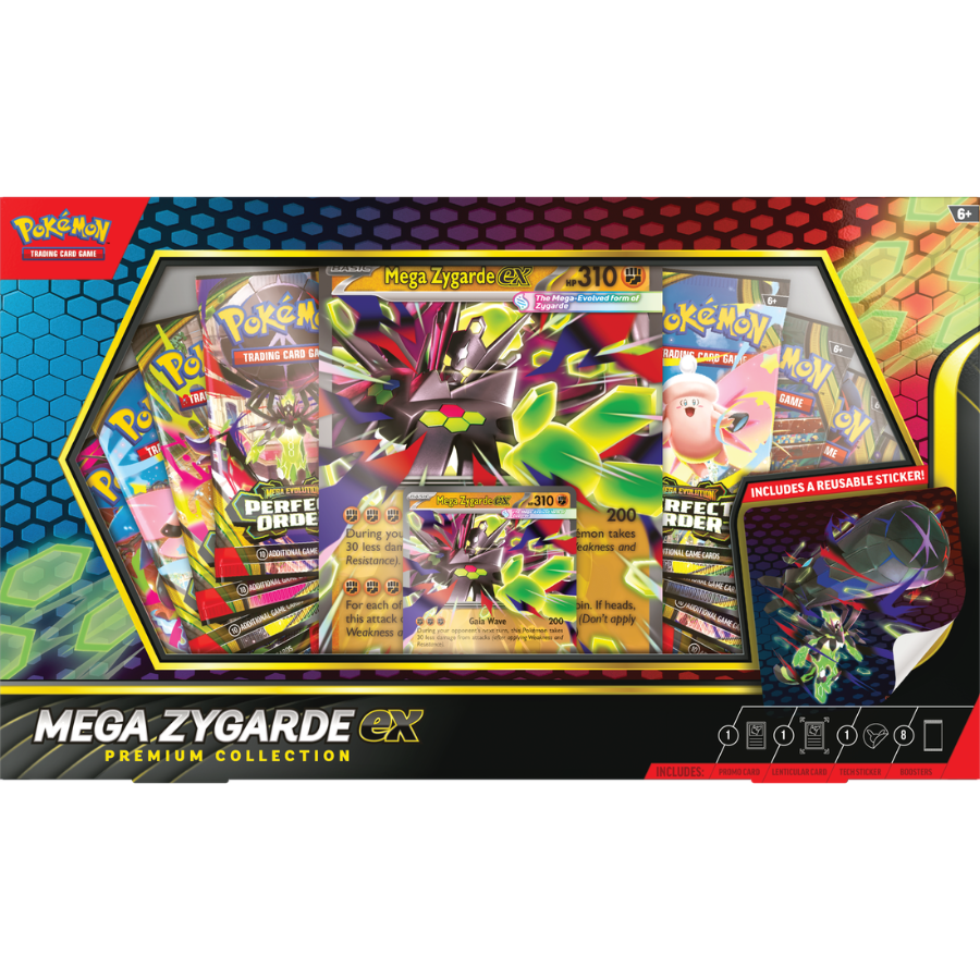 Pokémon TCG: Mega Zygarde ex Premium Collection 8 packs