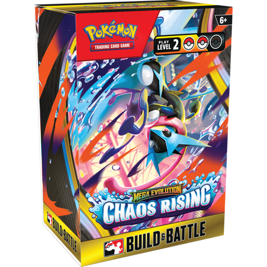 Pokémon TCG: Mega Evolution Chaos Rising Build and Battle Kit (4 Packs)