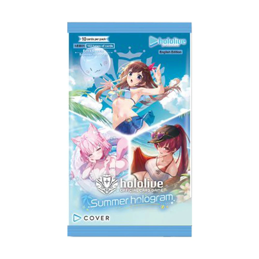 Hololive CG Card Game Summer Hologram Extra Booster Pack