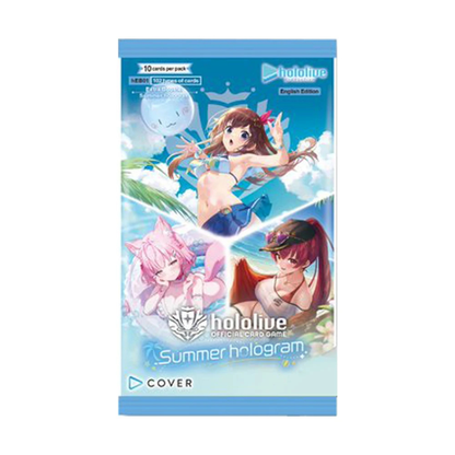 Hololive CG Card Game Summer Hologram Extra Booster Pack