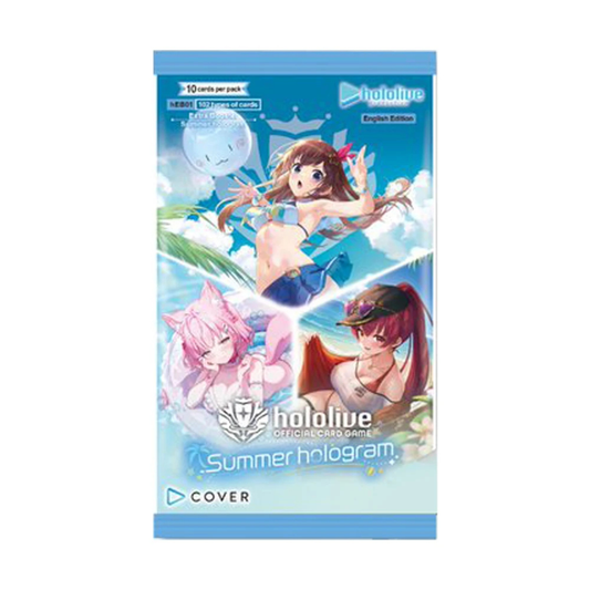 Hololive CG Card Game Summer Hologram Extra Booster Pack