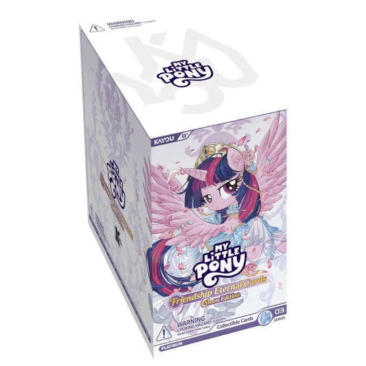 My Little Pony Friendship Eternal Collectible Cards Moon Edition Series 3 Booster BOX KAYOU (24 Packs)