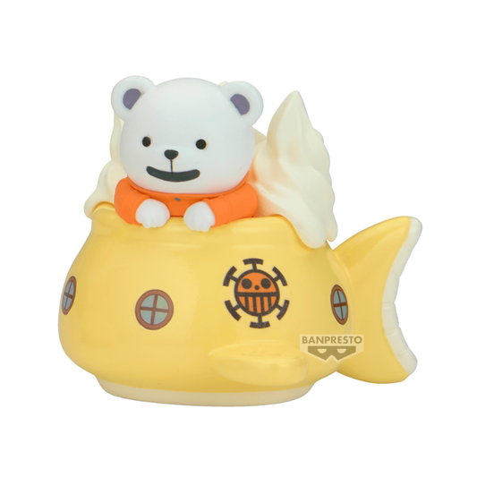 ONE PIECE Paldolce collection CHOPPER, BEPO & PIRATE SHIP(C:BEPO)BANPRESTO Bandai