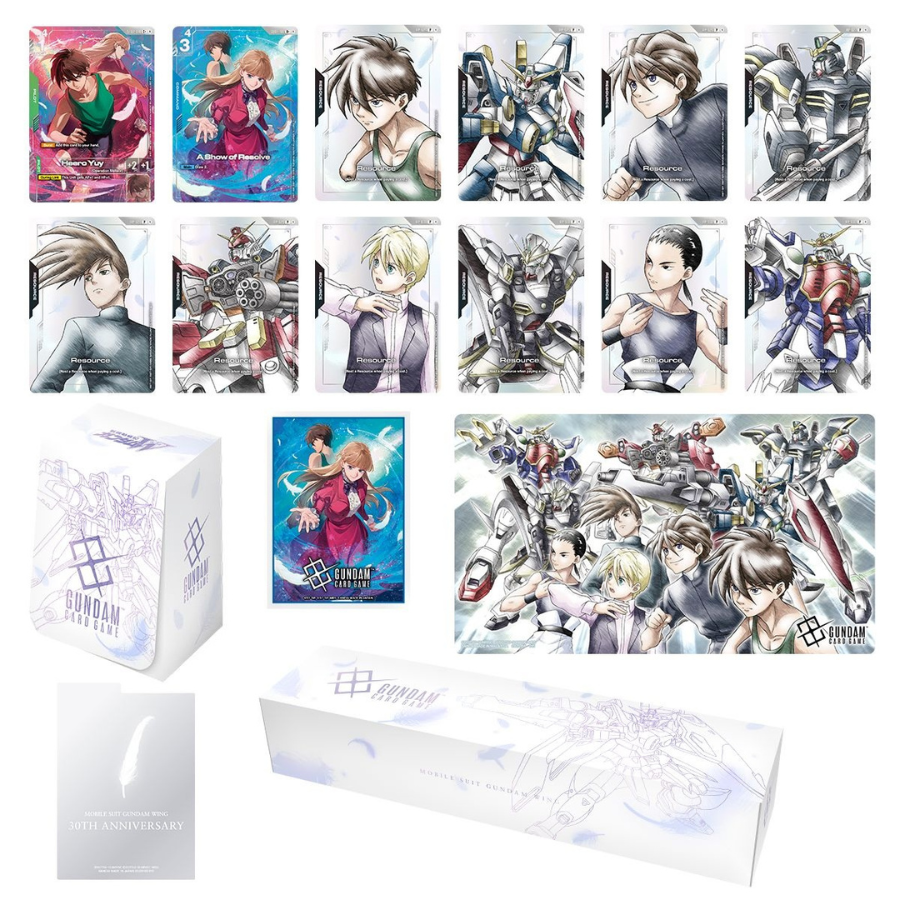 Gundam CG PB01 Premium Card Collection Mobile Suit Gundam Wing Accessory Set