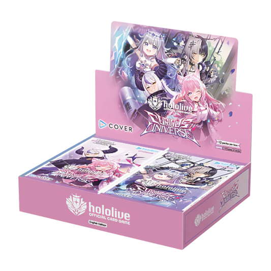 Hololive CG Card Game Curious Universe Booster BOX COVER