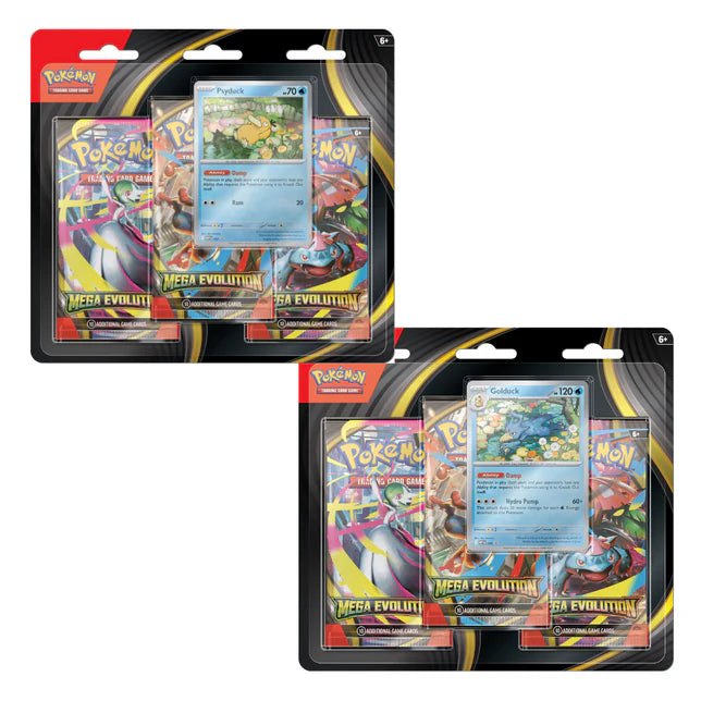 Pokémon TCG: Mega Evolution Base Set 3 Pack Blister