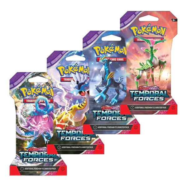 Pokémon TCG: Scarlet & Violet-Temporal Forces Sleeved Booster Pack (10 Cards)