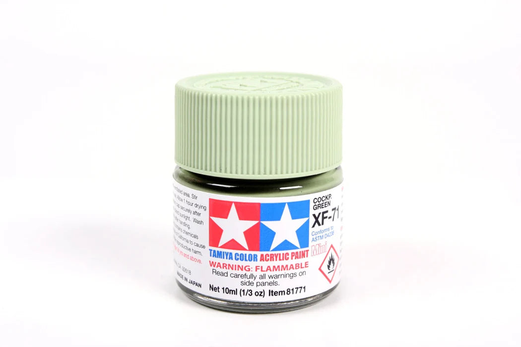 TAMIYA ACRYLIC FLAT MINI 10ml XF1 - XF27 XF49 - XF90