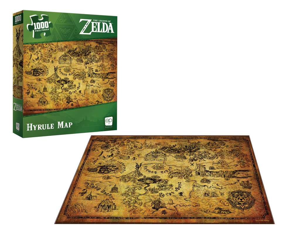 The Legend of Zelda™ Hyrule Map 1000 Piece Puzzle Usaopoly