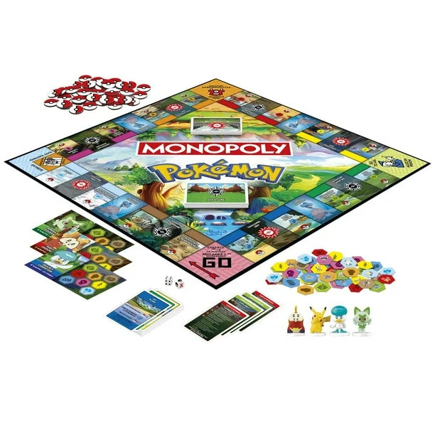 MONOPOLY Pokémon Edition Board Game Hasbro