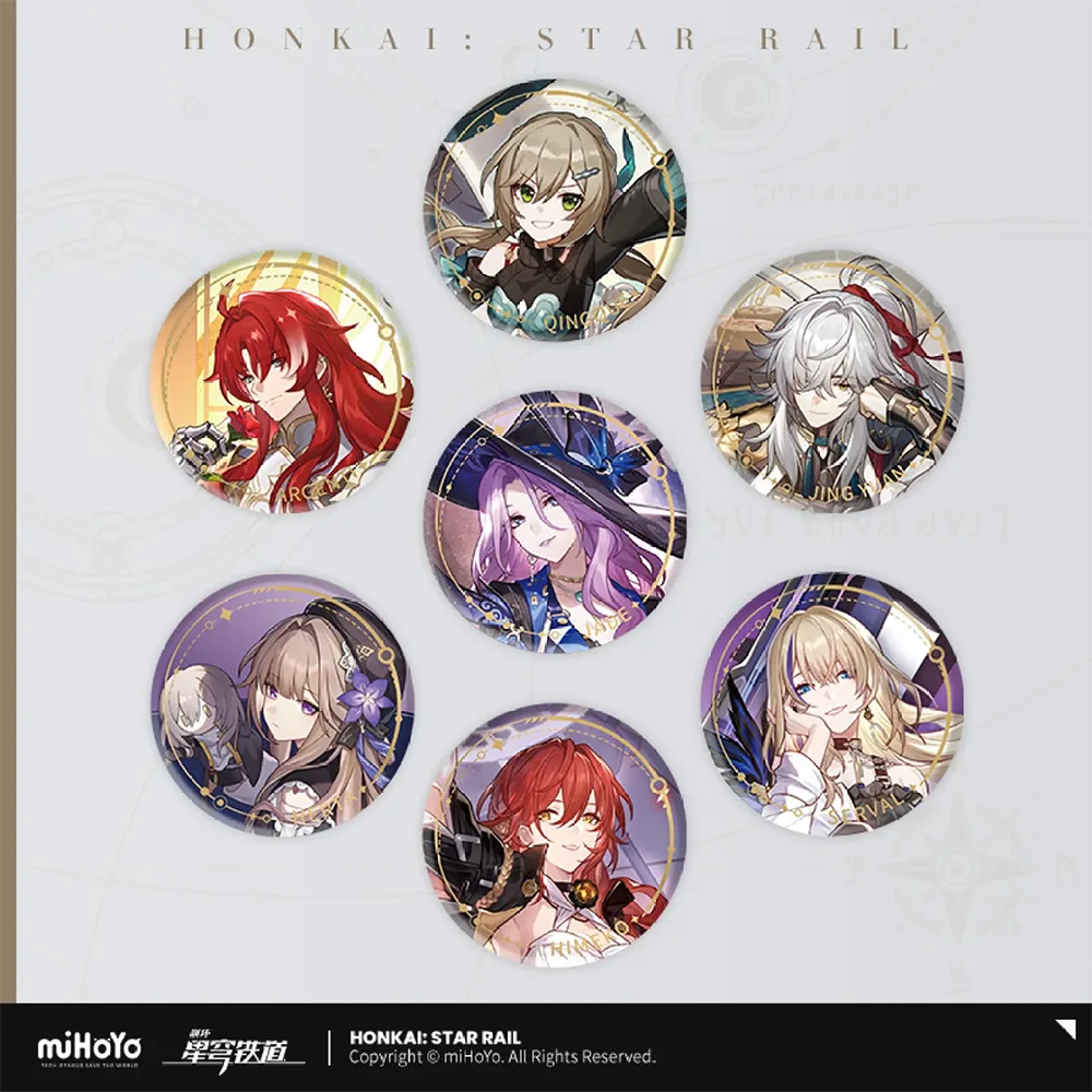 Honkai: Star Rail Character Portrait Can Badge - miHoYo