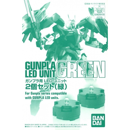 Gunpla 2 LED Unit Set Green CS Support Parts