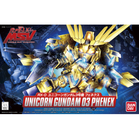 SDBB 394 RX-0 Unicorn Gundam 03 Phenex