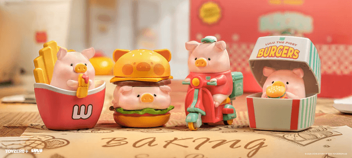 LuLu the Piggy Burger Express Movable Series Blind Box TOYZERO+