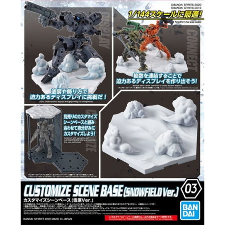 CB03 30 Minute Missions: 1/44 Customize Scene Base (Snowfield Ver.)