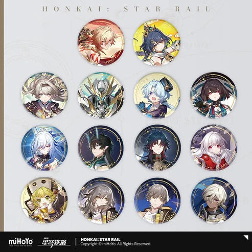 Honkai: Star Rail Character Portrait Can Badge - miHoYo