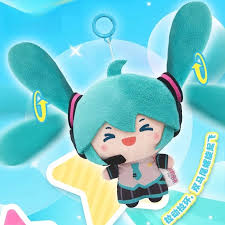 Hatsune Miku Double Ponytail Rotary Doll Pull LDCX