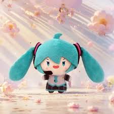 Hatsune Miku Double Ponytail Rotary Doll Pull LDCX
