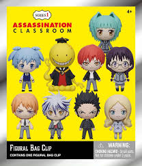 ASSASSINATION CLASSROOM PDQ 3D FOAM BAG CLIP Monogram