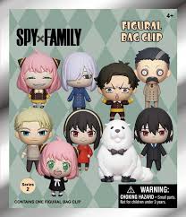 SPY FAMILY SERIES 2 3D FOAM BAG CLIP Monogram